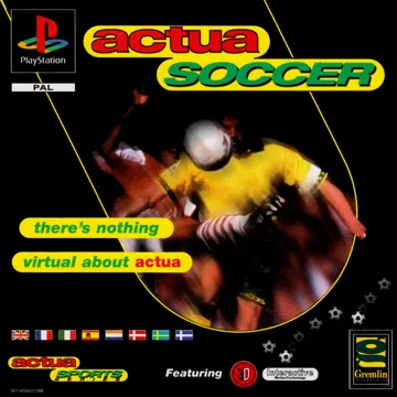 Actua Soccer (EU) box cover front